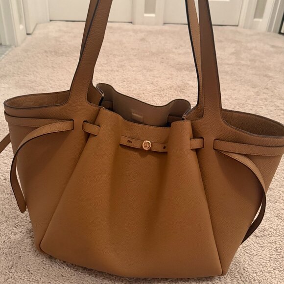 Tory Burch Large Romy Tote - Tiramisu - Picture 1 of 12